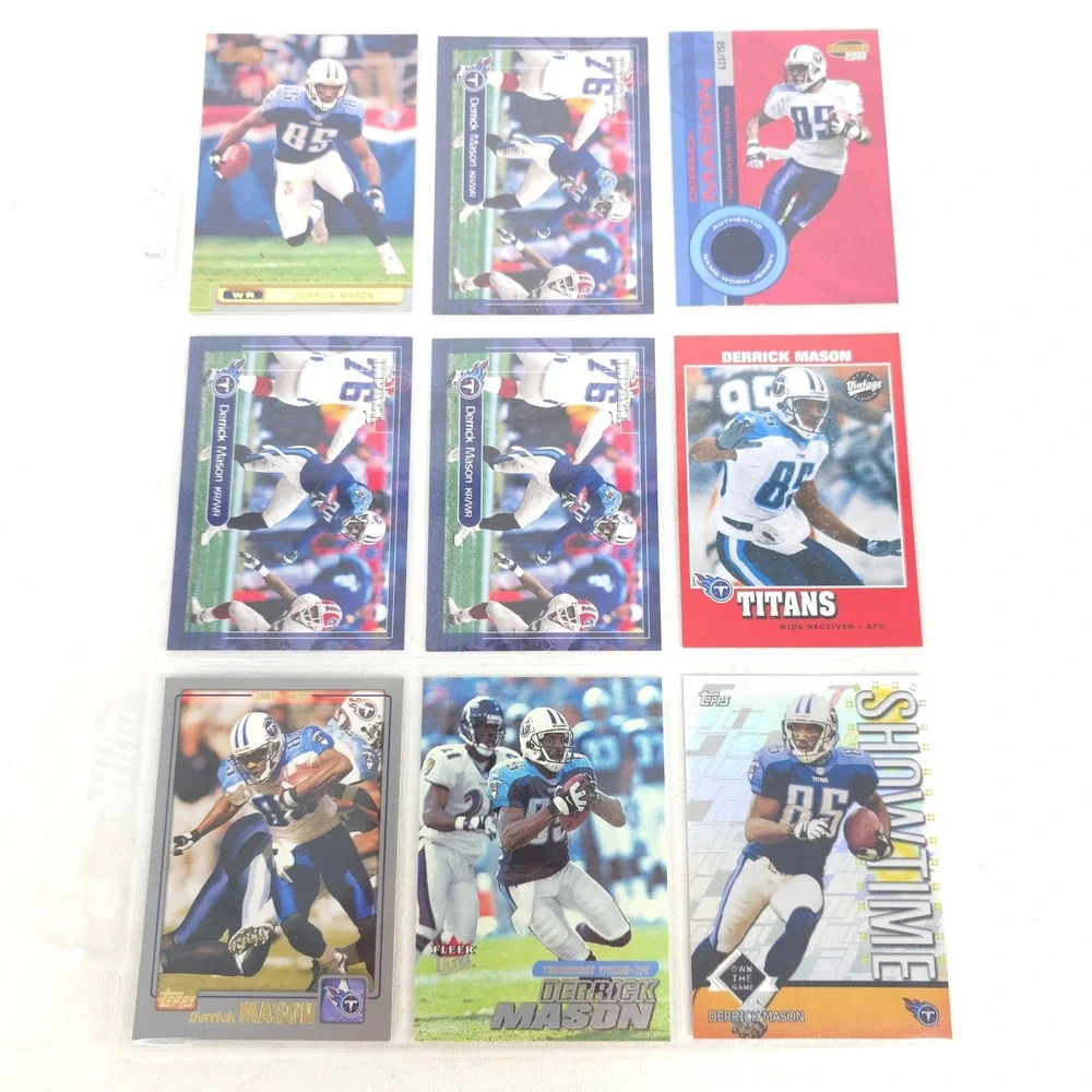 Tennessee Titans 72 Football Cards Dyson Mason Kearse Rolle Bishop 90s 00s NFL‎ - Picture 3 of 16
